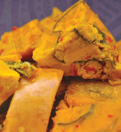 Okpa is a delicious staple dish hailing from Enugu State (042), Eastern Nigeria. It is generally prepared by the Igbo people, with a type of beans known as Bambara nuts.